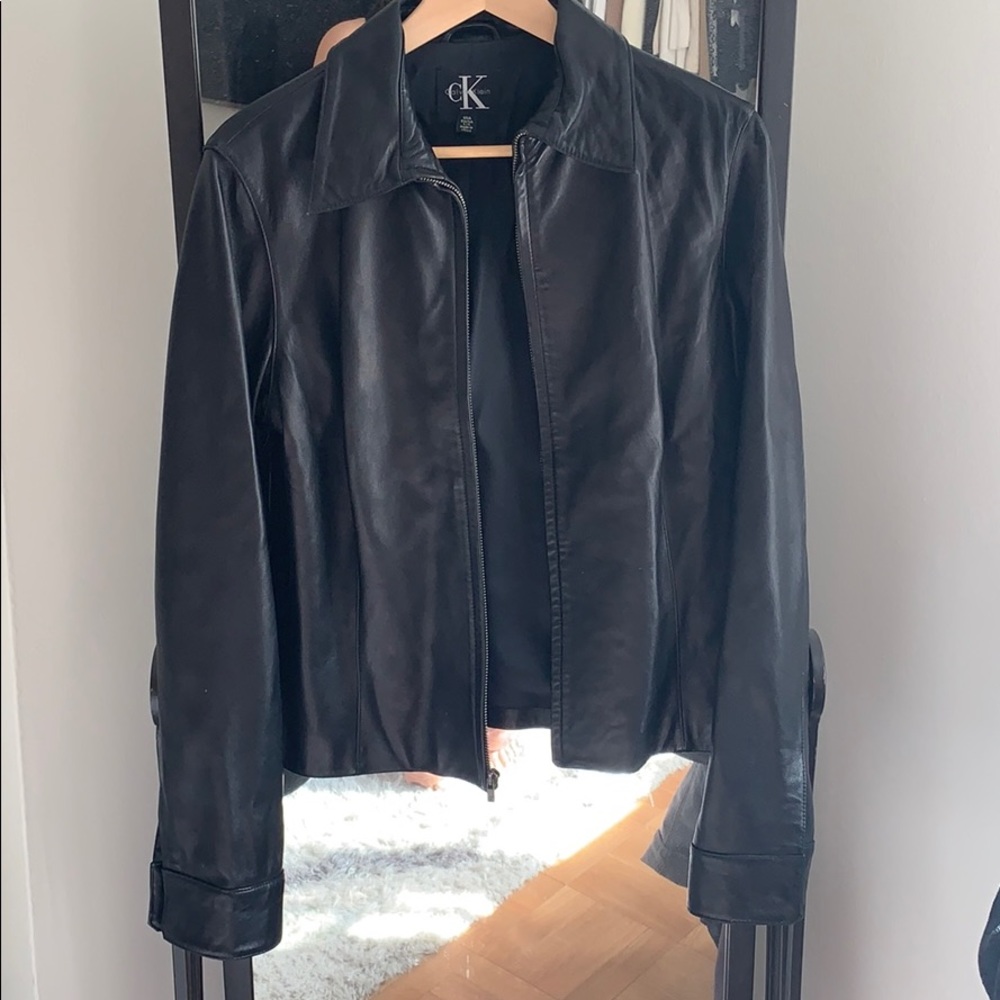 Calvin Klein leather jacket